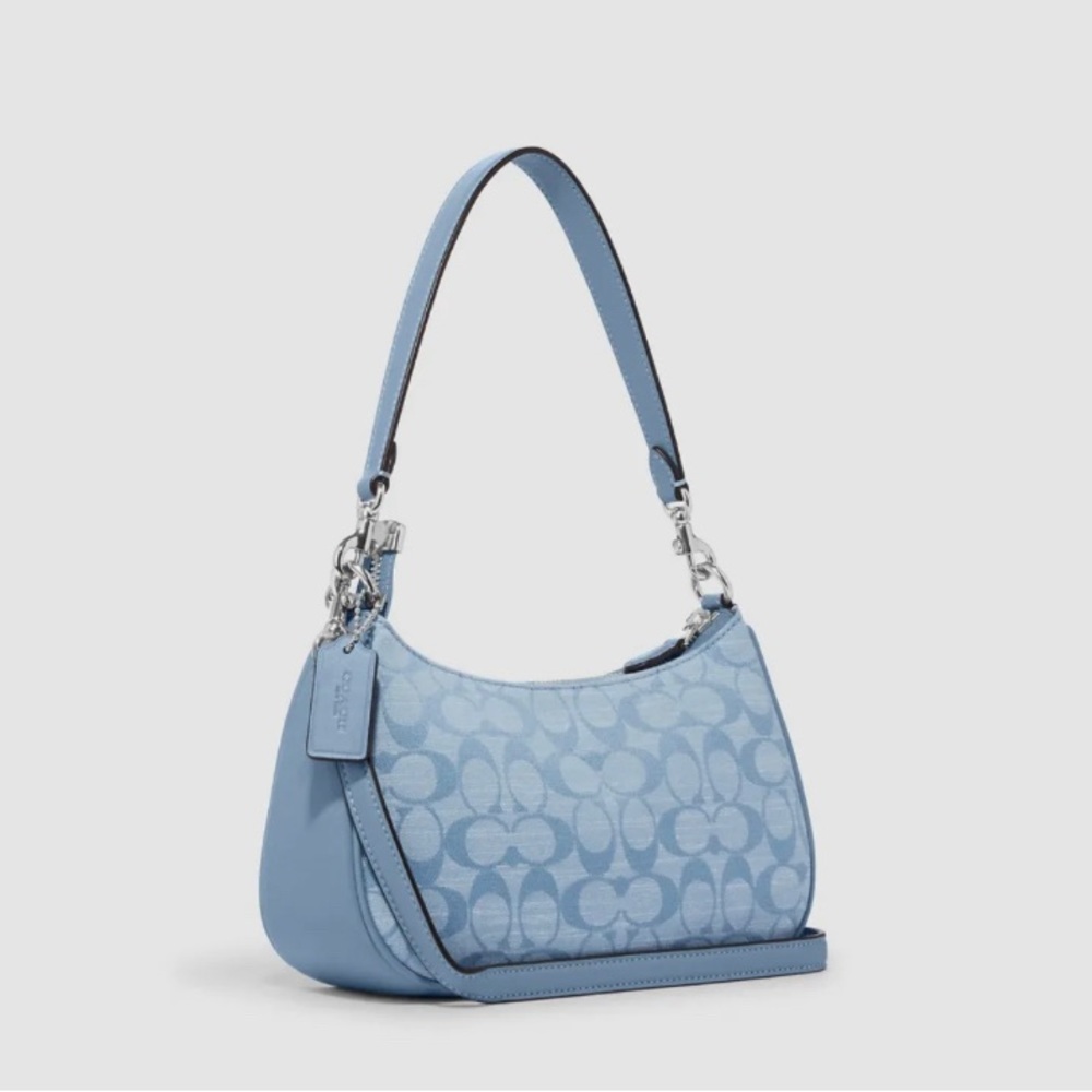 Blue coach Teri shoulder bag - Picture 3 of 3